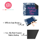 Tropical Floral Mahjong Mat