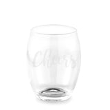 Personalized Acrylic Heavy Base Stemless Wine Glass