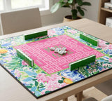 Tropical Floral Mahjong Mat