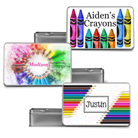 Personalized Crayon Box