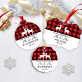 Mr. and Mrs. Christmas Ornament