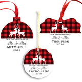 Mr. and Mrs. Christmas Ornament