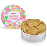 Personalized Candy Hearts Cookie Tin