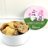 Personalized Gnome Couple Cookie Tin