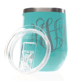 Monogram  Stemless Corkcicle  with Lid