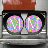 Neon Snake Personalized Car Coasters