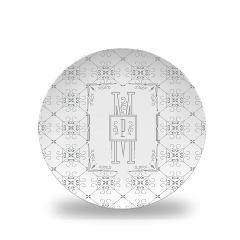 Personalized Monogram Initial Plate