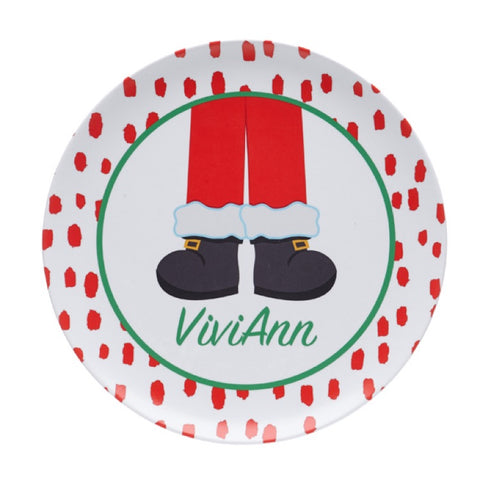 Personalized Santa Cookie Plate  