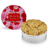 Personalized Roses Cookie Tin