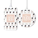 Monogrammed Chic Luggage Tags