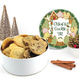 Gingerbread Cookie Wreath Biscuit Tin