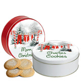 Santas Clothesline Christmas Cookie Tin