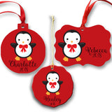 Personalized Penguin Ornament  
