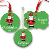 Personalized Santa Claus Ornament  