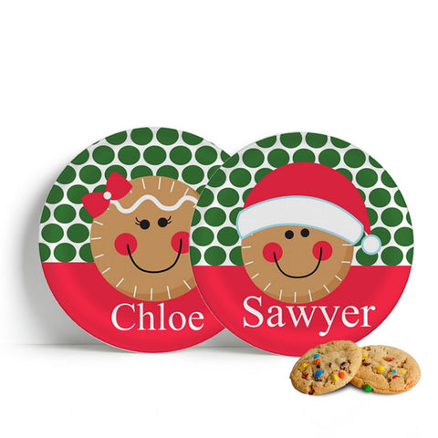 Christmas Gingerbread Face Plate