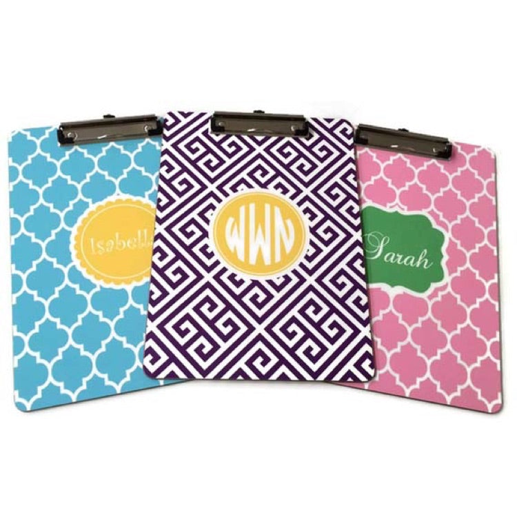 Personalized Monogram Clipboard Mad For Monograms
