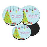 Colorful Christmas Beverage Coasters