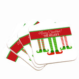 Elf Christmas Drink Coasters 