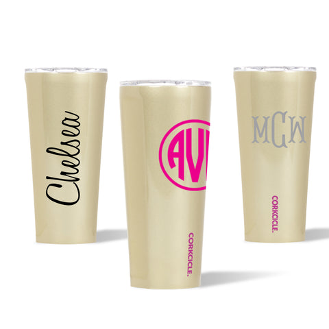 Masquerade Corkcicle Champagne Flute - Mad for Monograms – Mad For