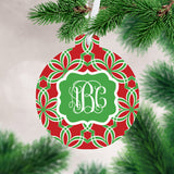 Monogram Christmas Ornament  