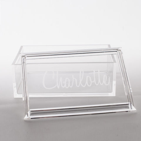 Personalized Acrylic Box with Lid  