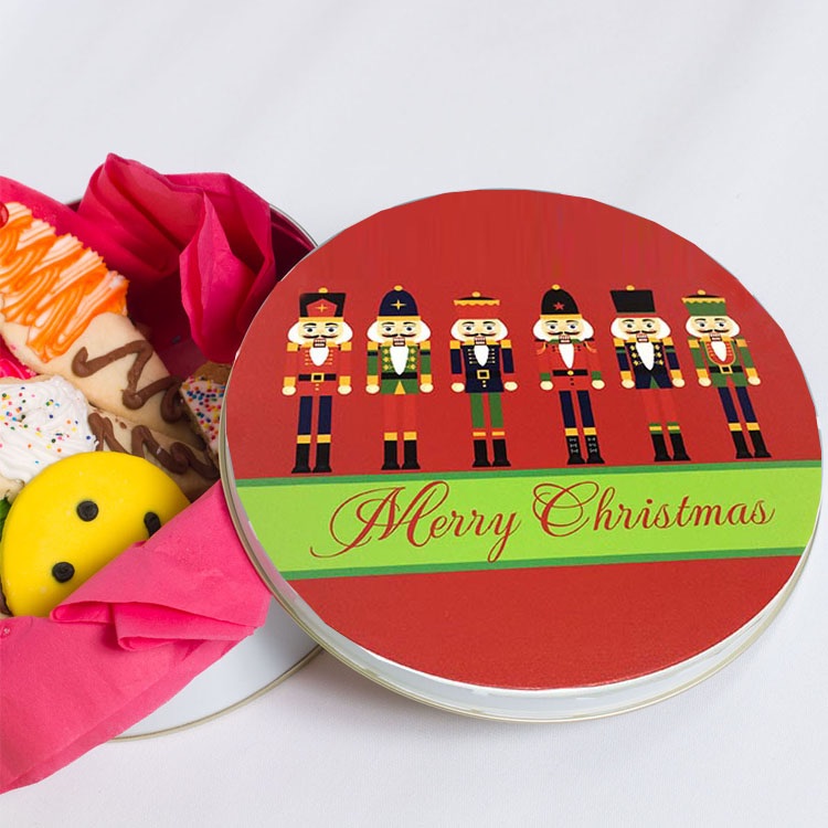 Personalized Nutcracker Cookie Tin Mad for Monograms Mad For Monograms