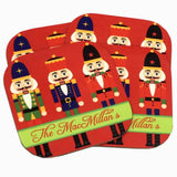 Personalized Nutcracker Christmas Coaster Set  
