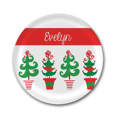 Personalized Christmas Cookie Plate  