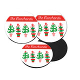 Personalized Christmas  Tree Coasters 