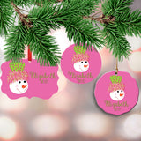 Personalized Girls Christmas Ornament  