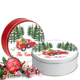 Christmas Truck Cookie Tin
