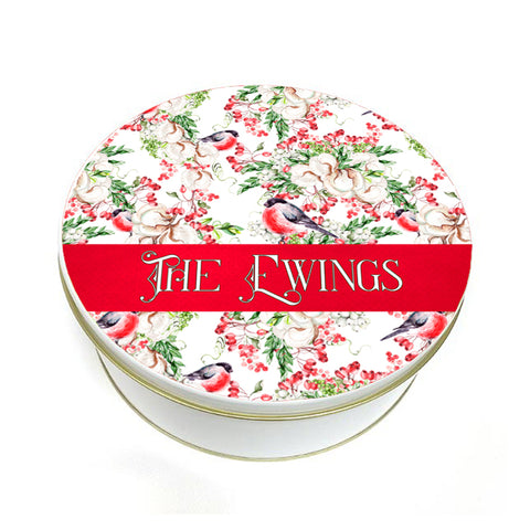 Robin Red Cookie Tin