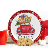Christmas VW Beetle Plate