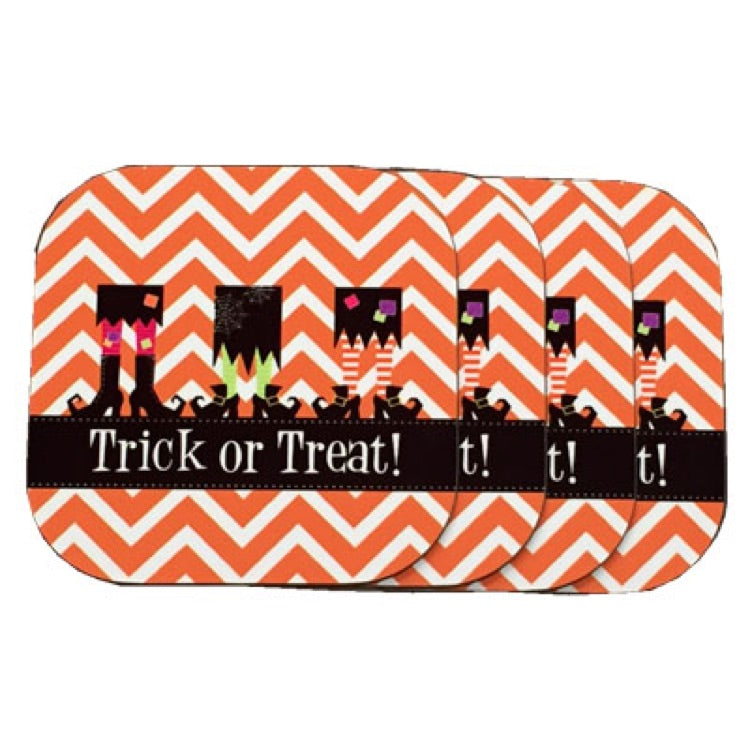 Personalized Halloween Coaster Set Mad For Monograms