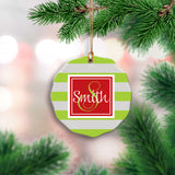 Personalized Family Name Ornament  