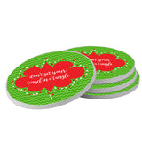 Don't Get Your Tinsel in a Tangle Coasters