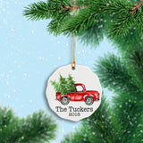 Christmas Tree Truck Ornament