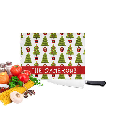 Personalized Christmas Tree Cutting Board  