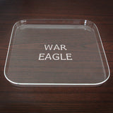 War Eagle Engraved Tray