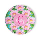 Personalized Waterlily Plate